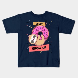 donut grow up Kids T-Shirt